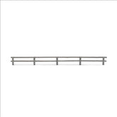 Busch 1123, Zaun mit Betonpfählen / H0